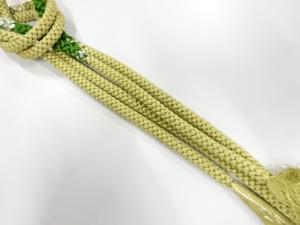 未使用品　正絹　手組帯締め